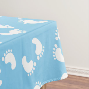 Toalha De Mesa Pegadas de Bebês, Pé de Bebês, Passos de Rodada, A
