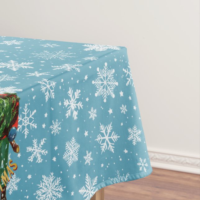 Toalha De Mesa Pegando a Árvore de Natal (Posição Original)