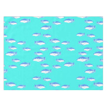 Peixe azul na turquesa