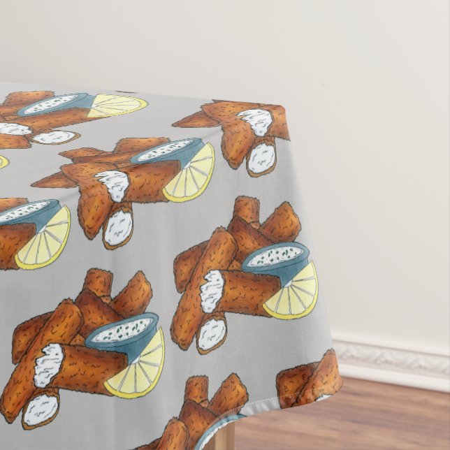 Toalha De Mesa Peixe Pão de Peixe Pescadas Pescadas Pescadas Pesc (Posição Original)