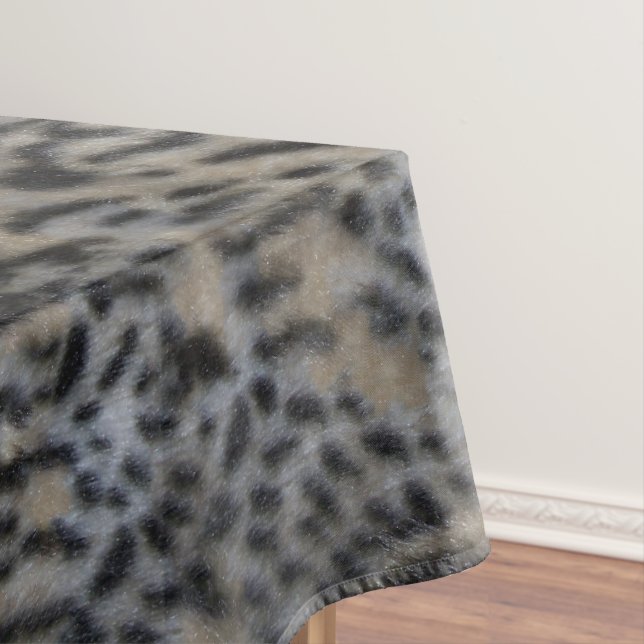 Toalha De Mesa Peles finas e impressão-leopardo (Posição Original)