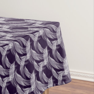 Toalha De Mesa Penas brancas flutuantes