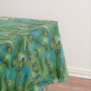 Toalha De Mesa Penas do Tablecloth-Pavão