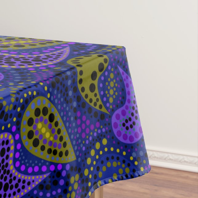 Toalha De Mesa Pepinos turcos padrão de bolinhas abstrato (Posição Original)
