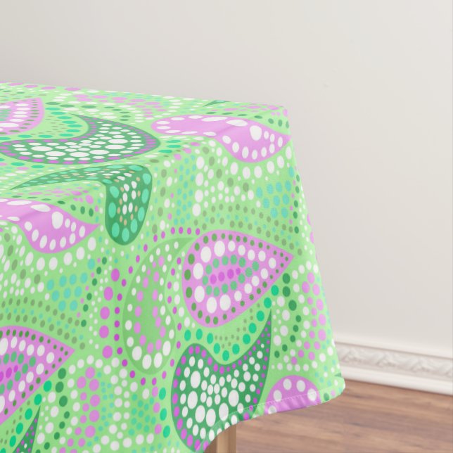 Toalha De Mesa Pepinos turcos padrão de bolinhas abstrato (Posição Original)