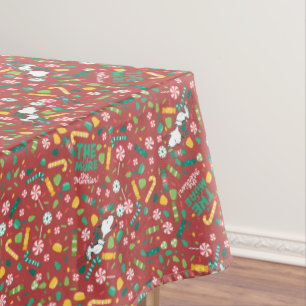 Toalha De Mesa Peppermint Dreams Snoopy Candy Patterno