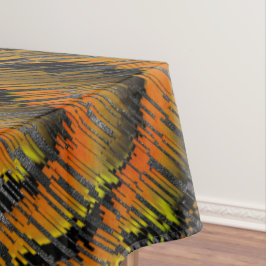 Toalha De Mesa Pequeno mosaico amarelado amassado e deformado