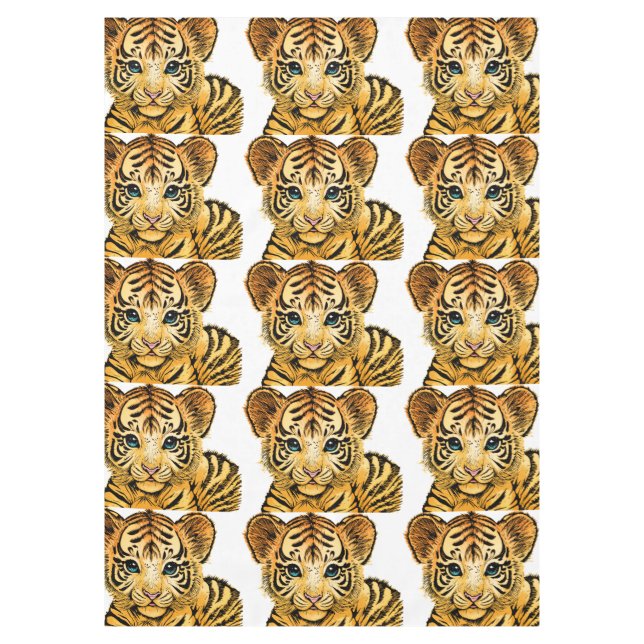 TOALHA DE MESA PEQUENO TIGRE (Frente)