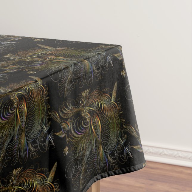 Toalha De Mesa Perdizes coloridos elegantes (Posição Original)