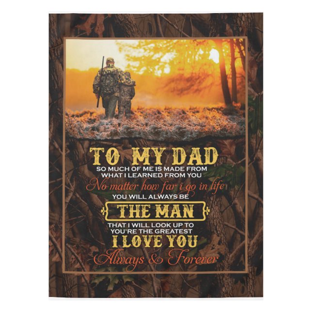 Toalha De Mesa Personalizado Para Minha Carta De Amor Do Filho E  (Frente)