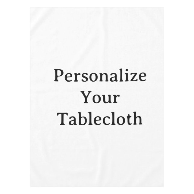 Toalha De Mesa Personalize Seu 52"x70"  (Frente)