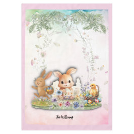 Toalha De Mesa Personalized Easter Brunch  Tablecloth