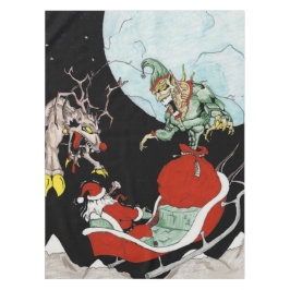 Toalha De Mesa Pesadelo de Natal Tablecloth de Algodão Personaliz