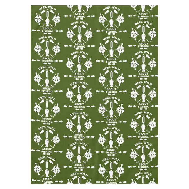 Toalha De Mesa Pesca do salmão no Canadá (Frente)