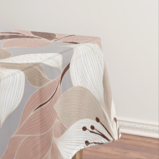 Toalha De Mesa Pétalas Abstratas Estilizadas em Cores da Moda