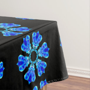 Toalha De Mesa Pétalas azuis