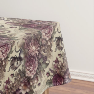 Toalha De Mesa Pétalas de Ameixa Despertadas - Padrão Médio Gótic