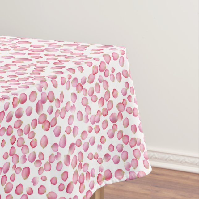 Toalha De Mesa Pétalas rosa cor-de-rosa (Posição Original)