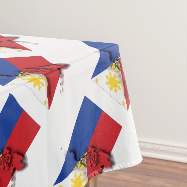 Toalha De Mesa PHILIPPINES Flag Na moda Geométrico Patriótico (Posição Original)