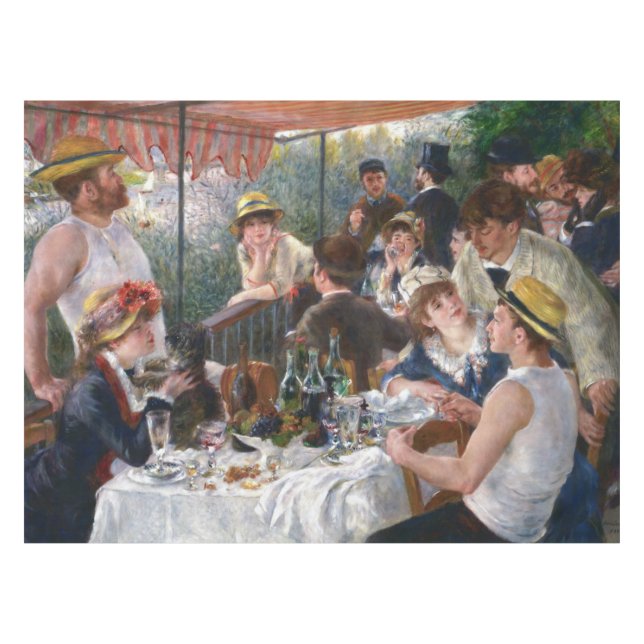 Toalha De Mesa Pierre-Auguste Renoir - Luncheon do Partido Barco (Frente (Horizontal))