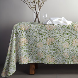 Toalha De Mesa Pimpernel Sage Green Blush William Morris Floral