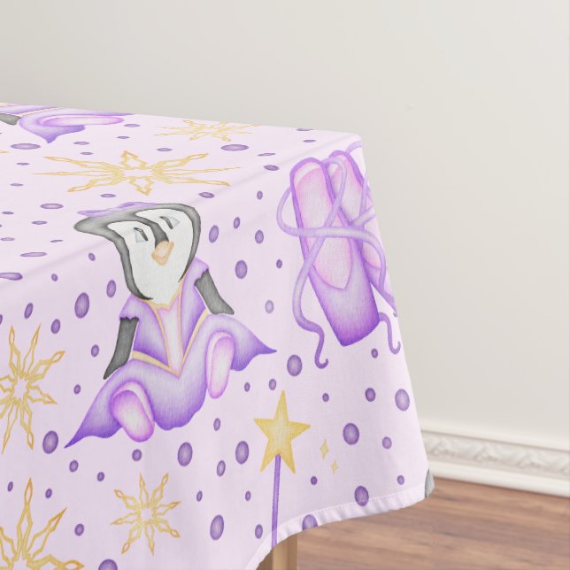 Toalha De Mesa Pinguim-Pinto-de-Açúcar de Natal (Posição Original)