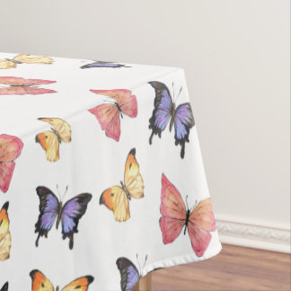 Toalha De Mesa Pink Purple Butterflies