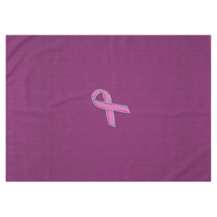 Toalha De Mesa Pink Ribbon Awareness Carbon Fiber