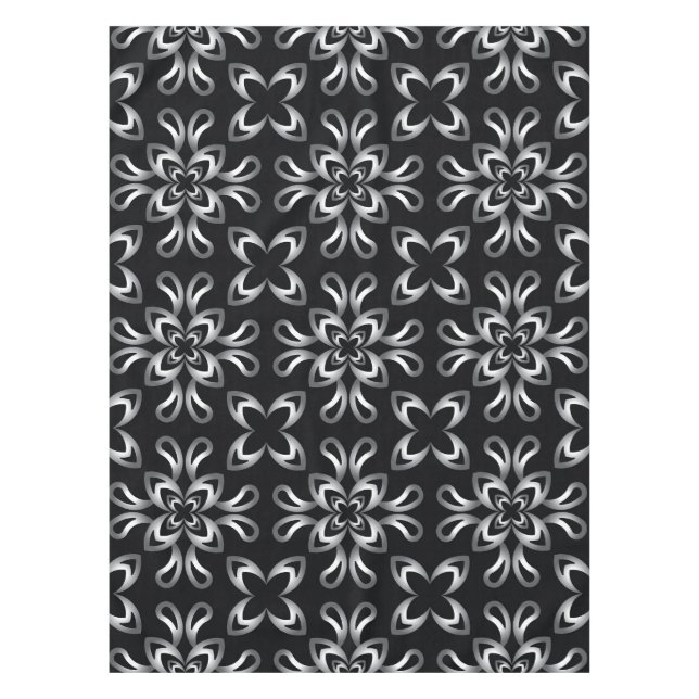 Toalha De Mesa Pink seamless pattern on dark background (Frente)