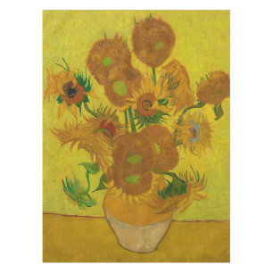 Toalha De Mesa Pintura de 15 Girassóis de Vincent Van Gogh