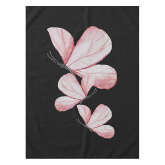 Toalha De Mesa pintura de flores florais borboletas natureza fofa