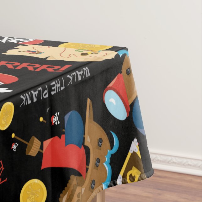 Toalha De Mesa Pirata do Partido do Tesouro Escuro (Posição Original)