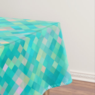 Toalha De Mesa Pixel Art Multicolor Patterno