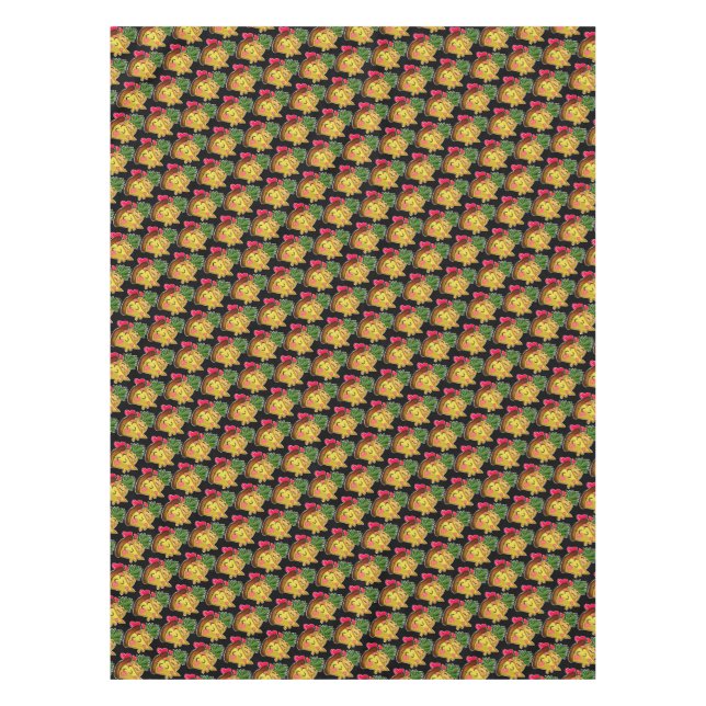 Toalha De Mesa Pizza de Abacaxi (Frente)