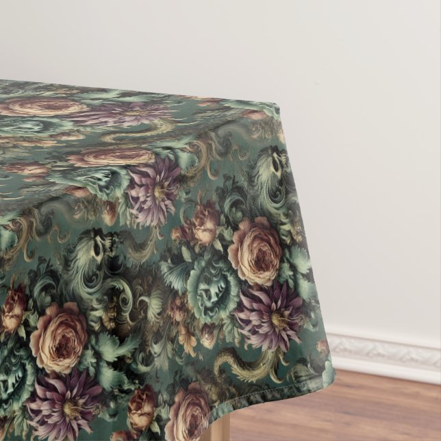 Toalha De Mesa Plantas e Pandemónio - Padrão Médio Gótico (Posição Original)