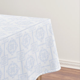 Toalha De Mesa Pó Azul Bambu Tablecloth Asiático | Eleg