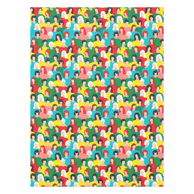 Toalha De Mesa Poder das raparigas (Frente)