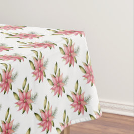 Toalha De Mesa Poinsettias Tablecloth