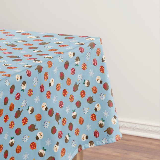 Toalha De Mesa Polkadots de Natal Ditzy (Posição Original)