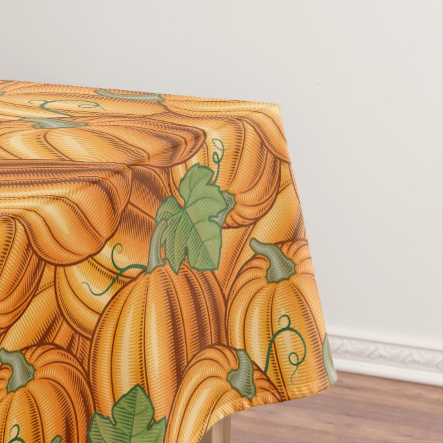 Toalha De Mesa Pomar Moderno de Abóboras (Posição Original)