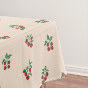 Toalha De Mesa Pomares de Tomate Vermelho da Videira Verde