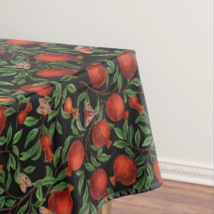 Toalha De Mesa Pomegranatos e Bella Moths