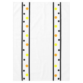 Toalha De Mesa Pontos Amarelos Laranja