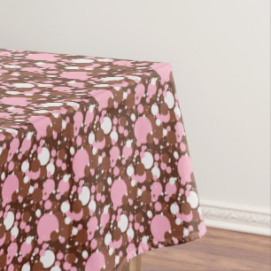 Toalha De Mesa Pontos napolitanos 3-marrom m-52x70 ALGODÃO