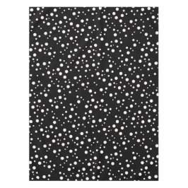 Toalha De Mesa Pontos negros e brancos chic | Elegante Padrão
