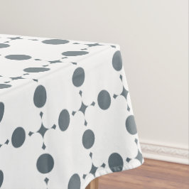 Toalha De Mesa Pontos Polka Cinza, Padrão de Pontos, Pontos, Pont