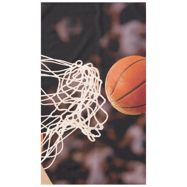 Toalha De Mesa Pontuação de Basquete (Frente)