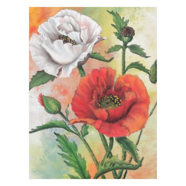 Toalha De Mesa Poppies Tablecloth (Frente)