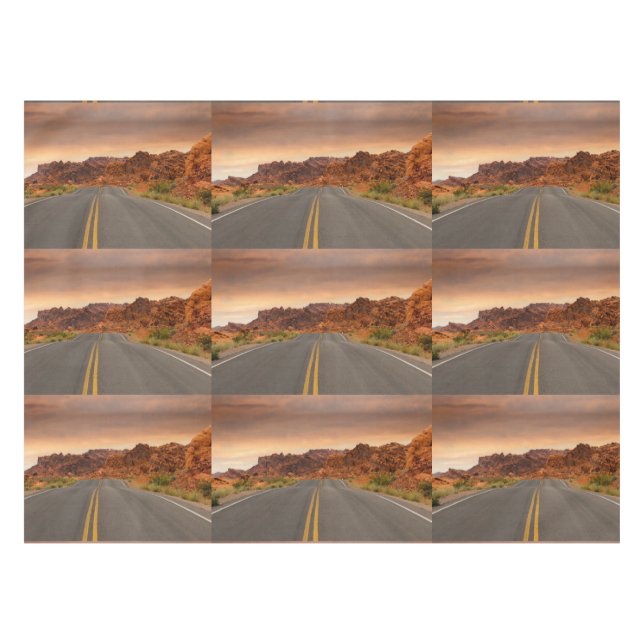 Toalha De Mesa pôr do sol da viagem (Frente (Horizontal))