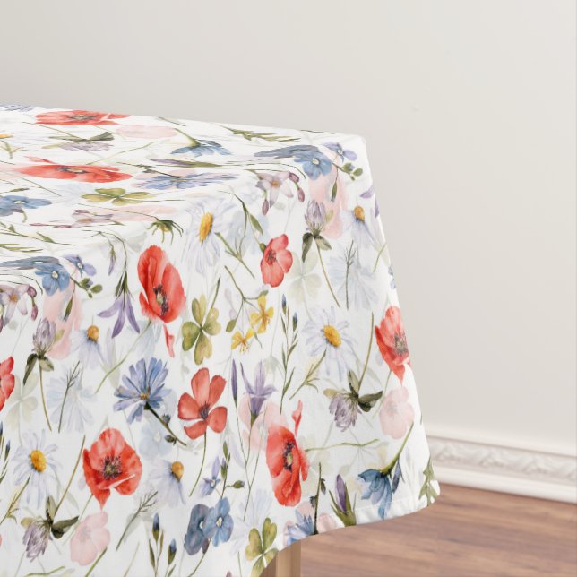 Toalha De Mesa Prado de WIldflower com papas (Posição Original)